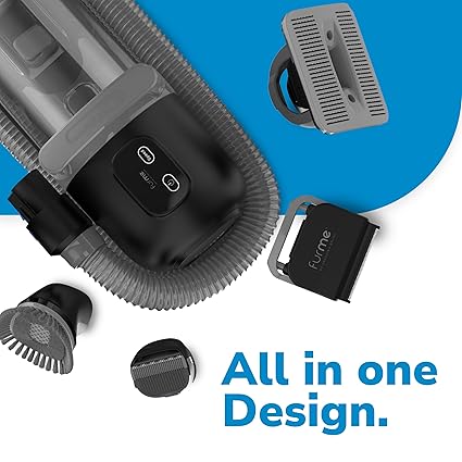 Original Pet Grooming Vacuum Kit – Complete Cat & Dog Grooming Set for Easy Home Care, Quiet & Safe Hair Remover with Brush, Clipper, Shedding Tools, Cleaner, and 1L Canister.