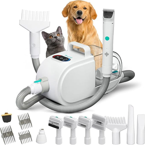 8-in-1 Dog Grooming Kit with Vacuum & Hair Dryer